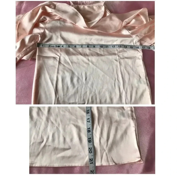 Bishop + Young blush MIA cold shoulder blouse - Picture 5 of 8